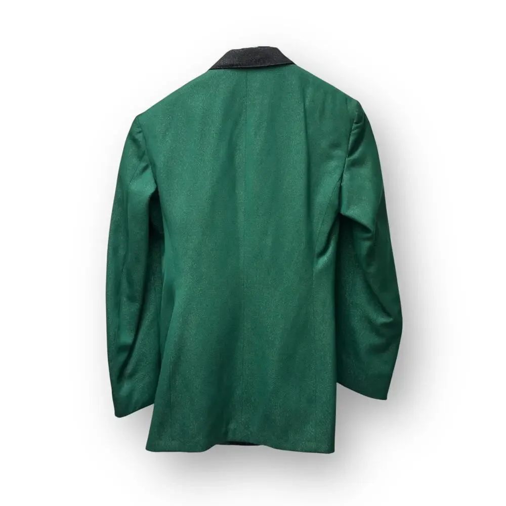 Vintage Green Lurex Lamé 36s 1960s Mens Tuxedo Dinner Jacket Uniforms by Ostwald